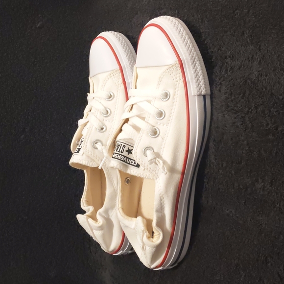 NWT Converse Shoreline Slip-On All White Shoes - Picture 6 of 8